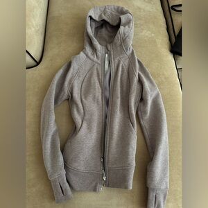 Lululemon full zip scuba hoodie heathered violet verbena